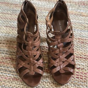 Nine West cage heeled sandal